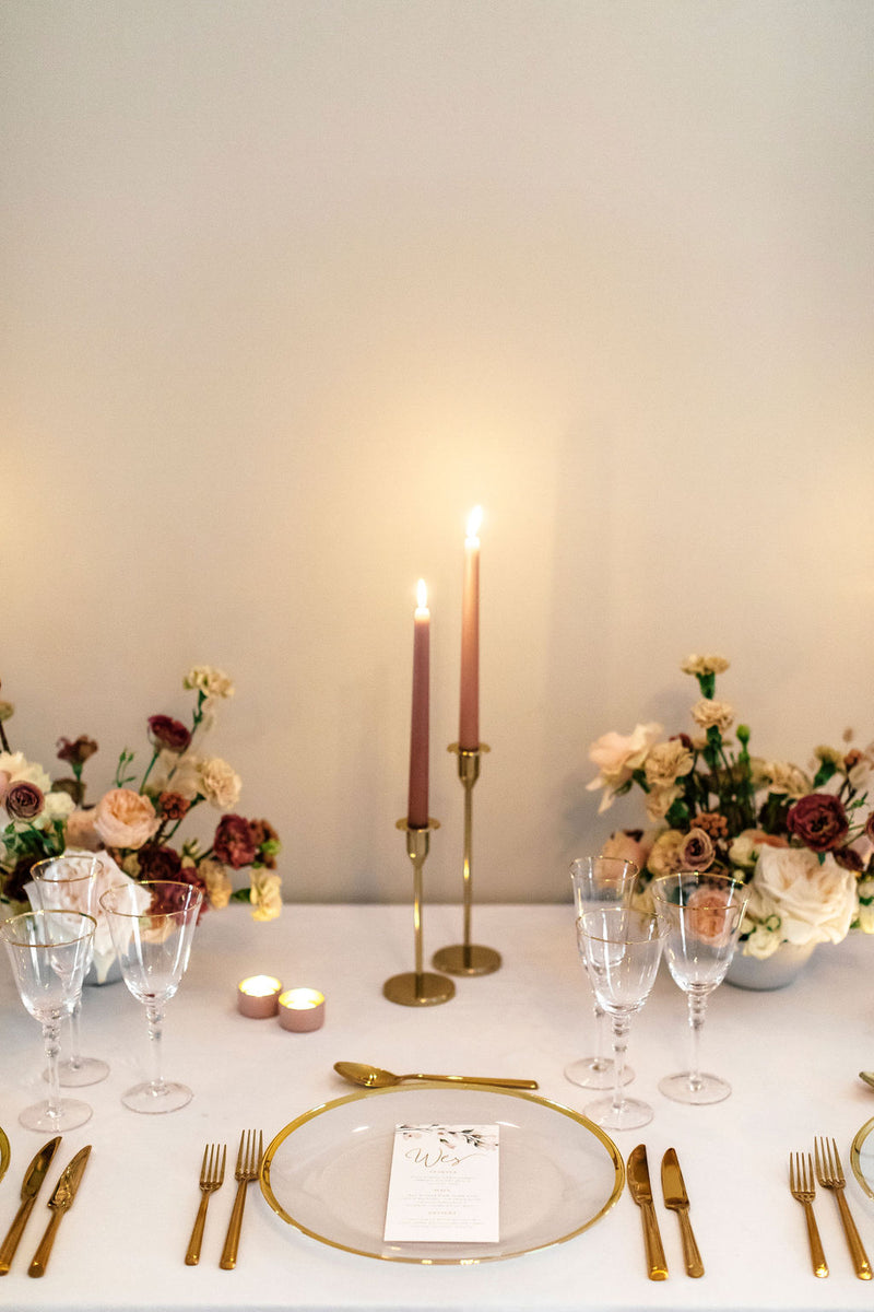 Glassware Gold Rimmed Glassware Full Set Hire Haus