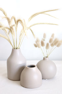 Vase - Natural Ceramic Squat