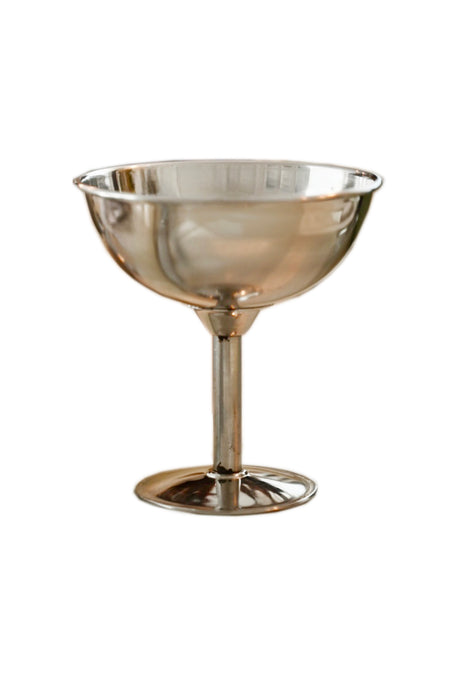 Glassware - Silver Coupe