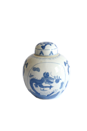 Vase - Blue & White Ginger Jar