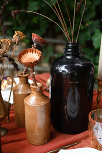 Vase - Vintage Terracotta Ink Pots