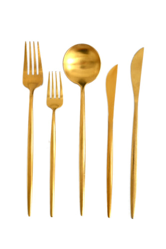 Cutlery - Matte Gold Single Piece