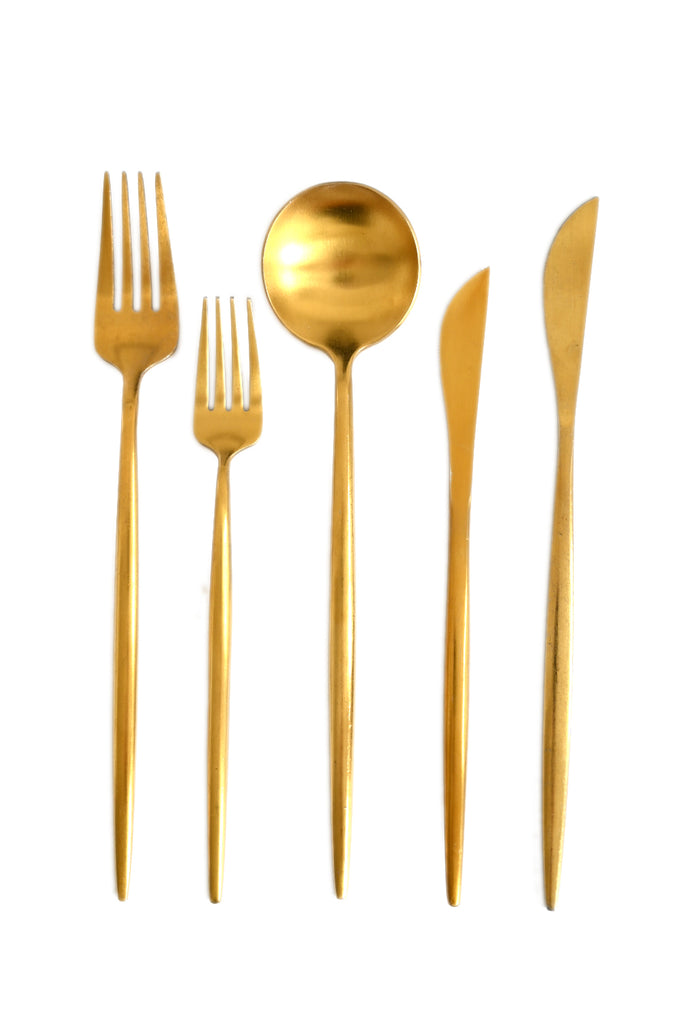 Cutlery - Matte Gold Single Piece
