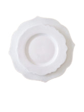 Load image into Gallery viewer, Dinner Plate - Scalloped White Starter &amp; Main Set