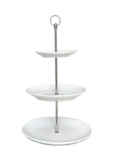 Load image into Gallery viewer, Cake Stand - White 3 Tiered