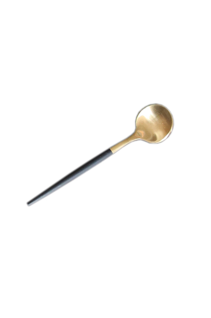 Cutlery - Black & Gold Teaspoon