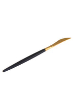Load image into Gallery viewer, Cutlery - Black &amp; Gold Main Knife
