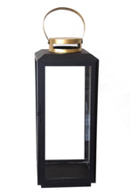 Load image into Gallery viewer, Lantern - Black &amp; Gold Large
