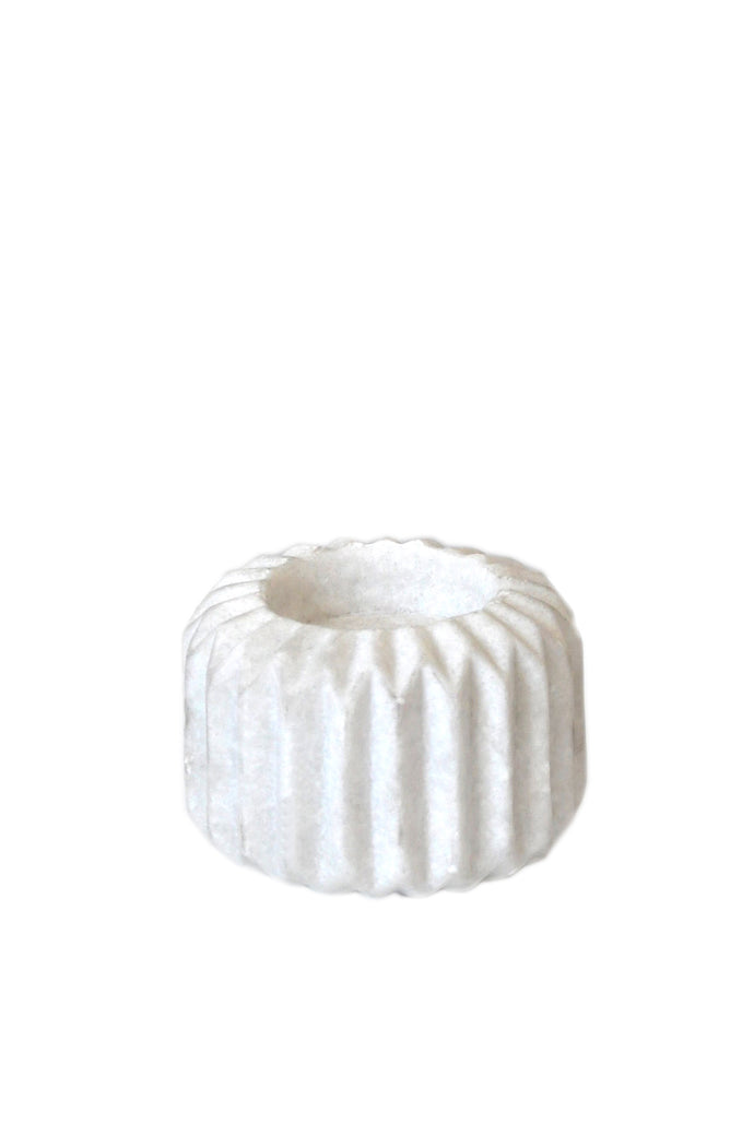 Votive - Marble Ribbed