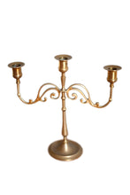 Load image into Gallery viewer, Brass - Candle Holder Ornate
