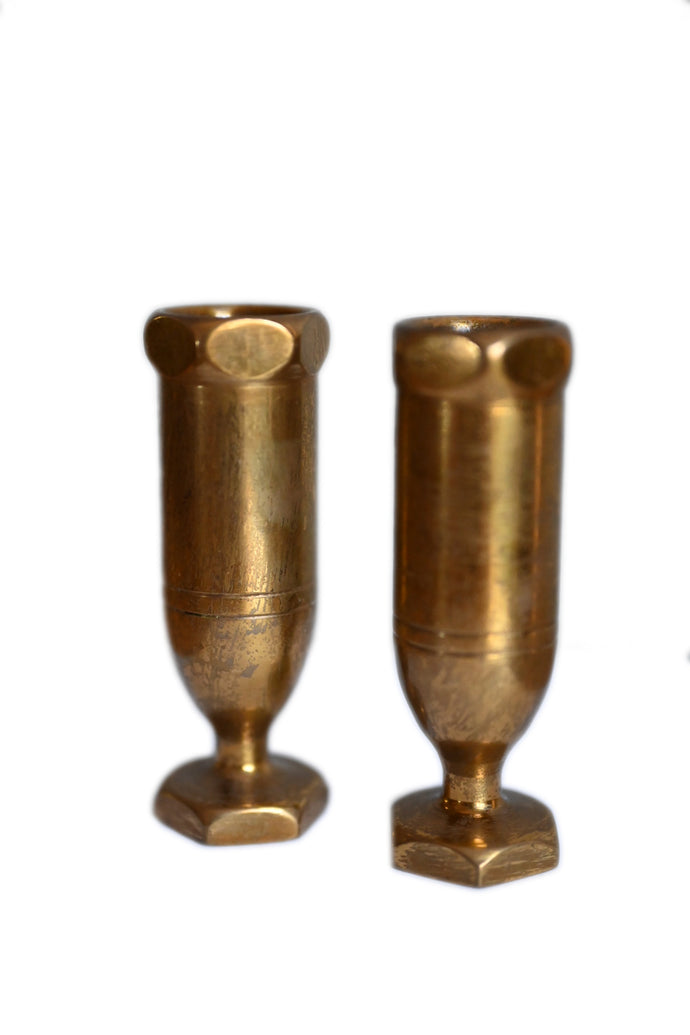 Brass -Bullet  Vase