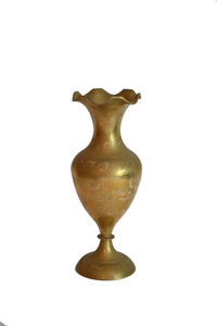 Brass - Vase Wave Large
