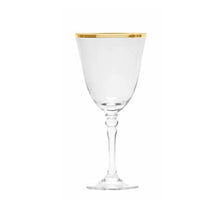 Load image into Gallery viewer, Glassware - Gold Rimmed Red Wine