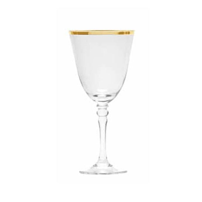 Glassware - Gold Rimmed Red Wine