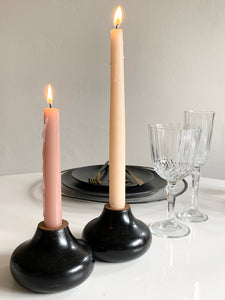 Candlestick - Black & Copper