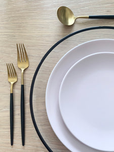 Cutlery - Black & Gold Starter Fork