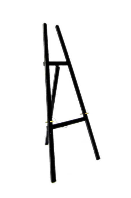 Easel - Black/White/Wooden