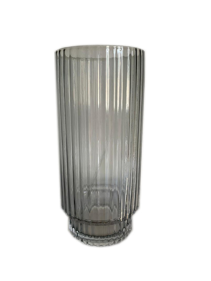 Vase - Grey Lined